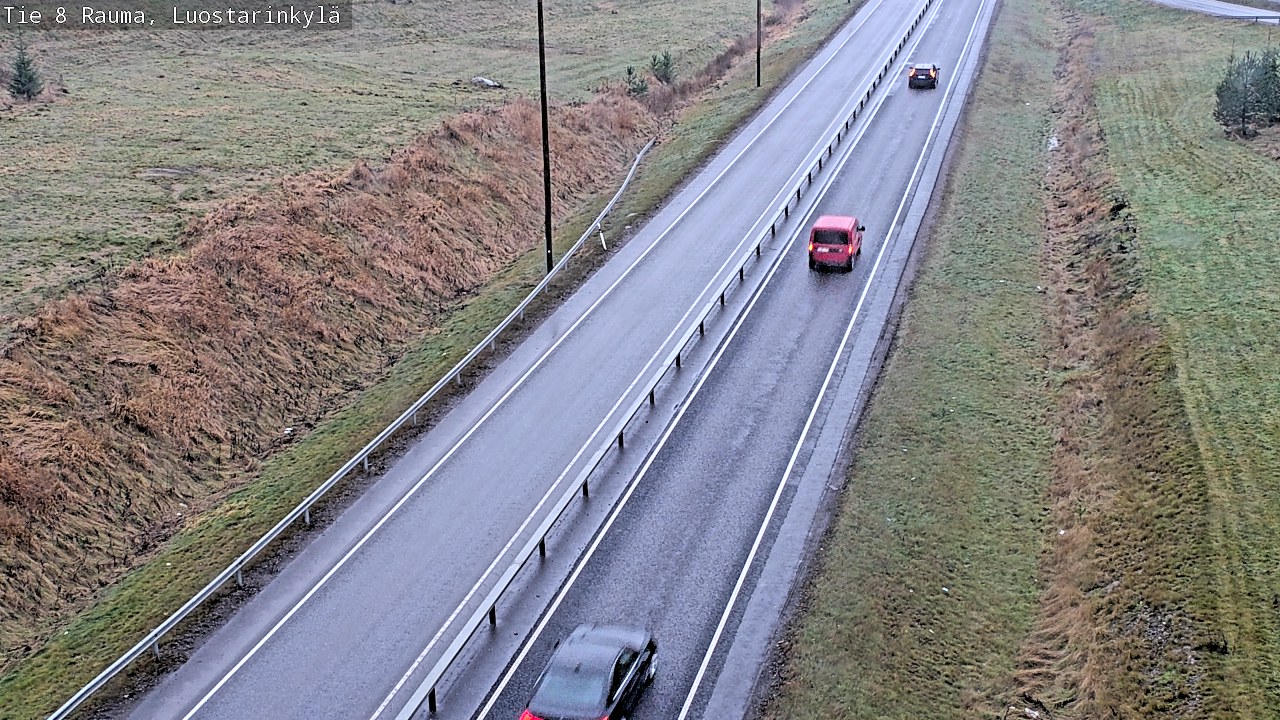 Weather Camera Image Väg 8 Raumo, Luostarinkylä, Rauma, Satakunta