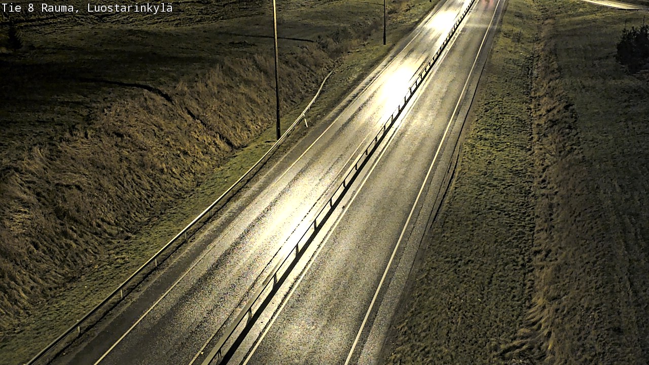 Weather Camera Image Väg 8 Raumo, Luostarinkylä, Rauma, Satakunta