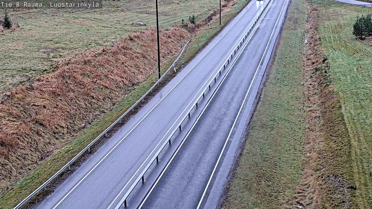 Weather Camera Image Väg 8 Raumo, Luostarinkylä, Rauma, Satakunta