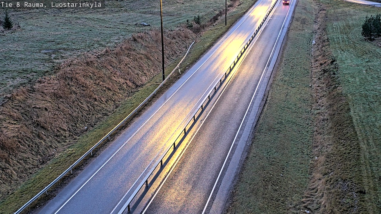 Weather Camera Image Väg 8 Raumo, Luostarinkylä, Rauma, Satakunta