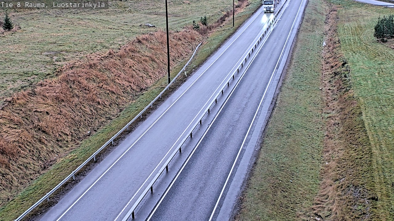 Weather Camera Image Väg 8 Raumo, Luostarinkylä, Rauma, Satakunta