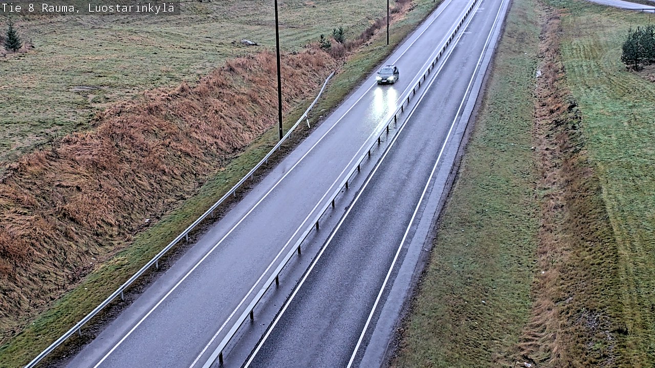 Weather Camera Image Väg 8 Raumo, Luostarinkylä, Rauma, Satakunta