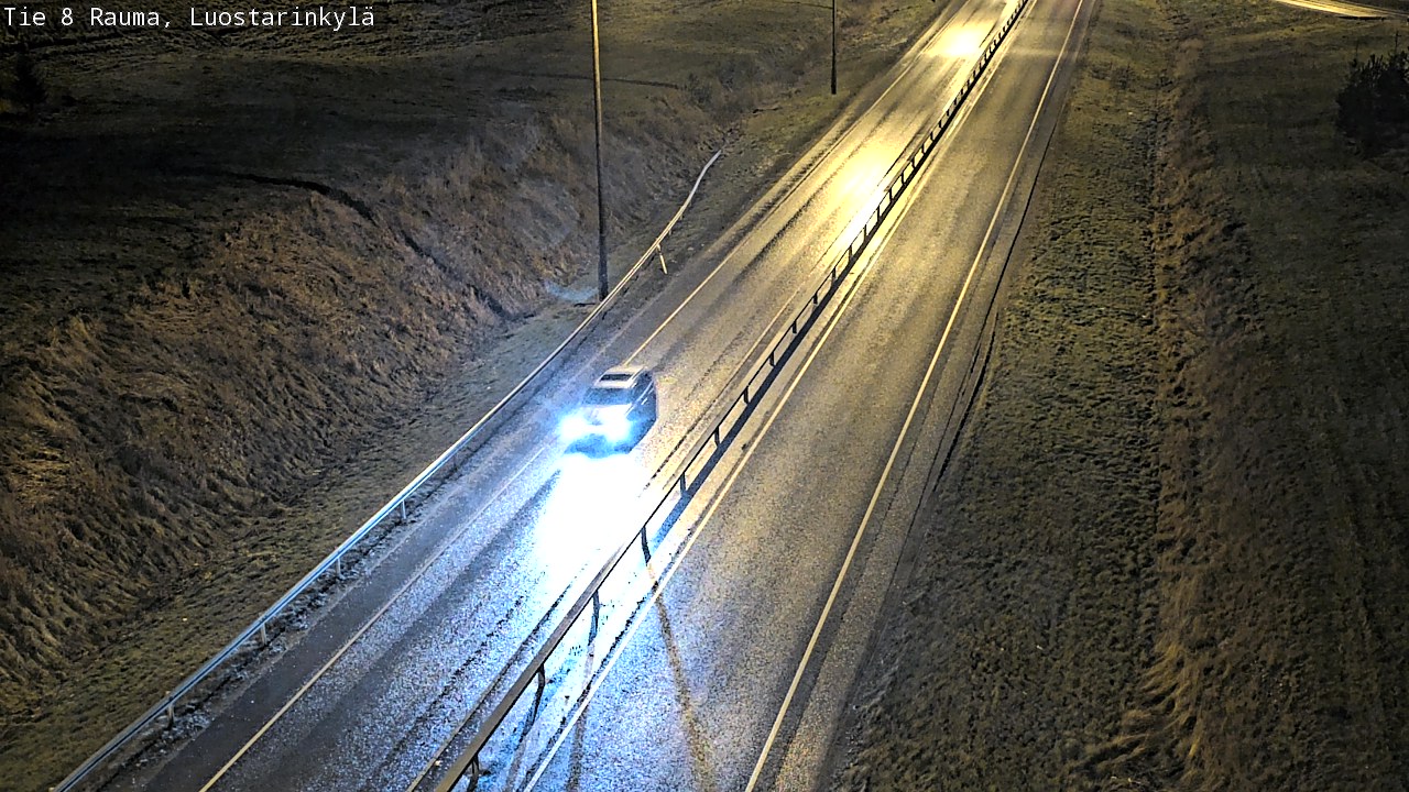 Weather Camera Image Väg 8 Raumo, Luostarinkylä, Rauma, Satakunta