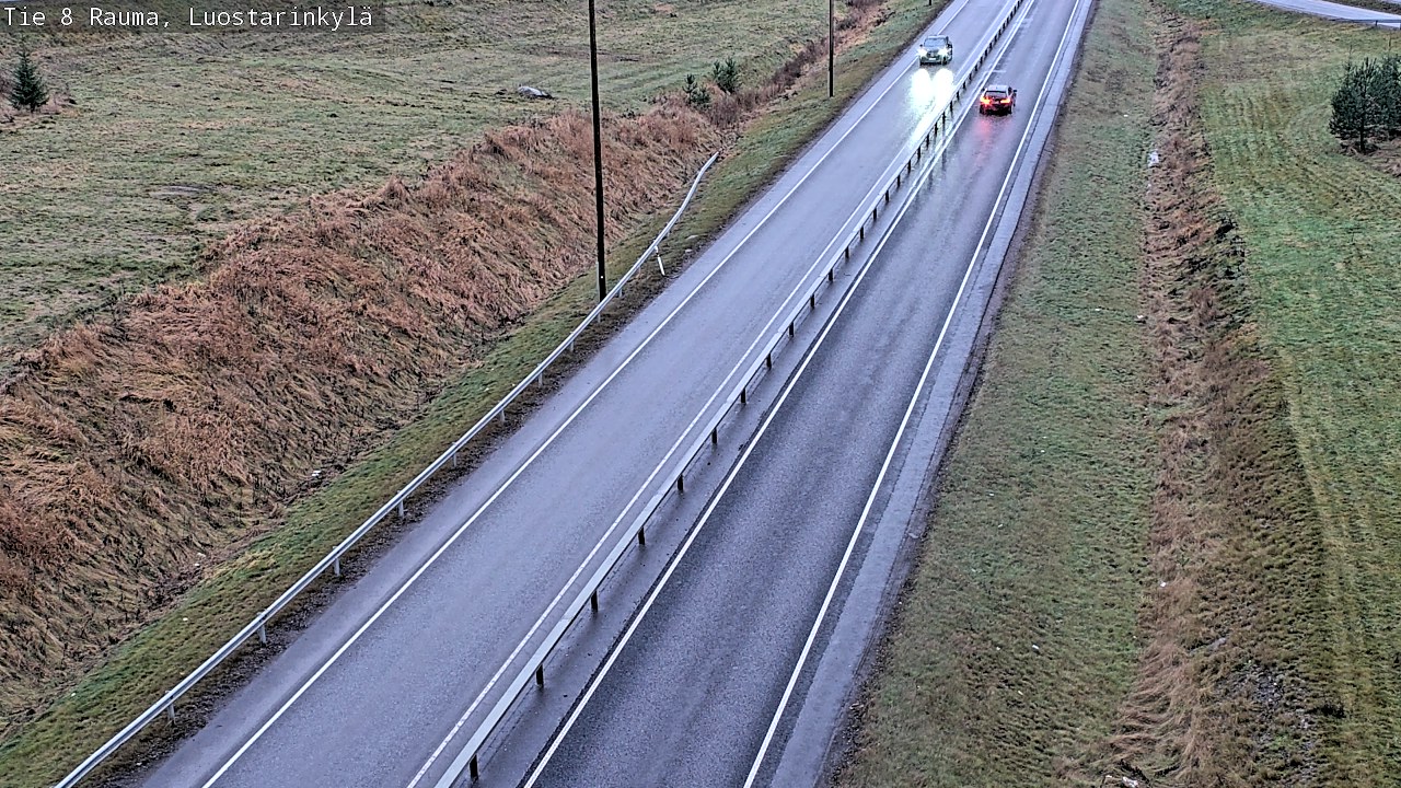 Weather Camera Image Väg 8 Raumo, Luostarinkylä, Rauma, Satakunta