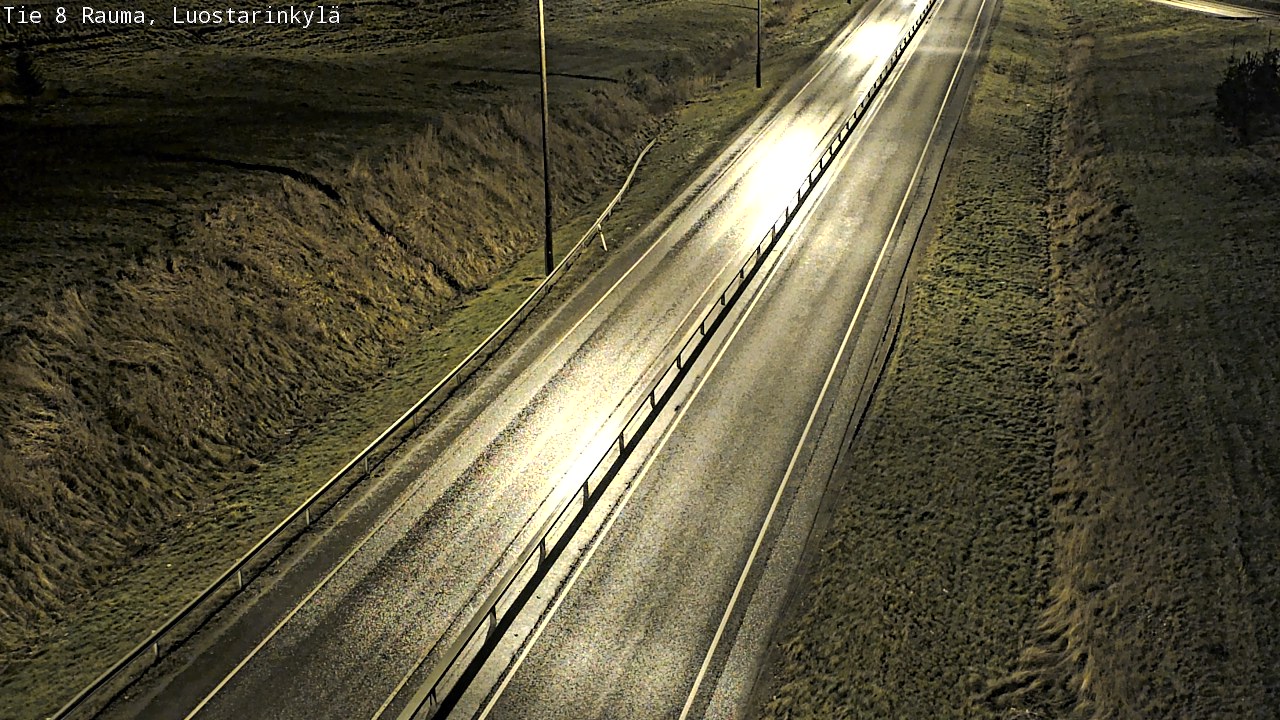 Weather Camera Image Väg 8 Raumo, Luostarinkylä, Rauma, Satakunta