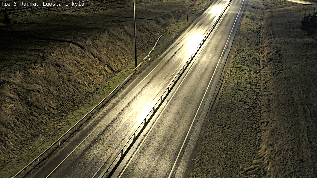 Weather Camera Image Väg 8 Raumo, Luostarinkylä, Rauma, Satakunta