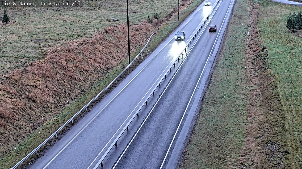 Weather Camera Image Väg 8 Raumo, Luostarinkylä, Rauma, Satakunta
