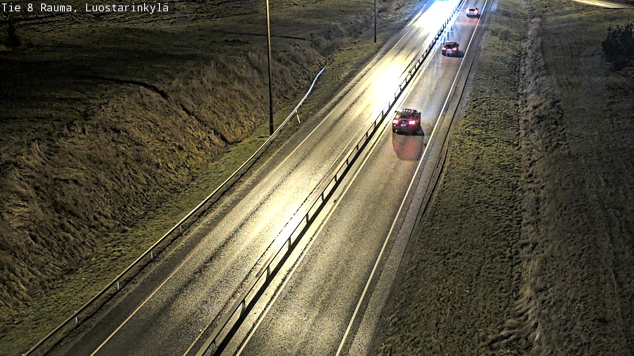 Weather Camera Image Väg 8 Raumo, Luostarinkylä, Rauma, Satakunta