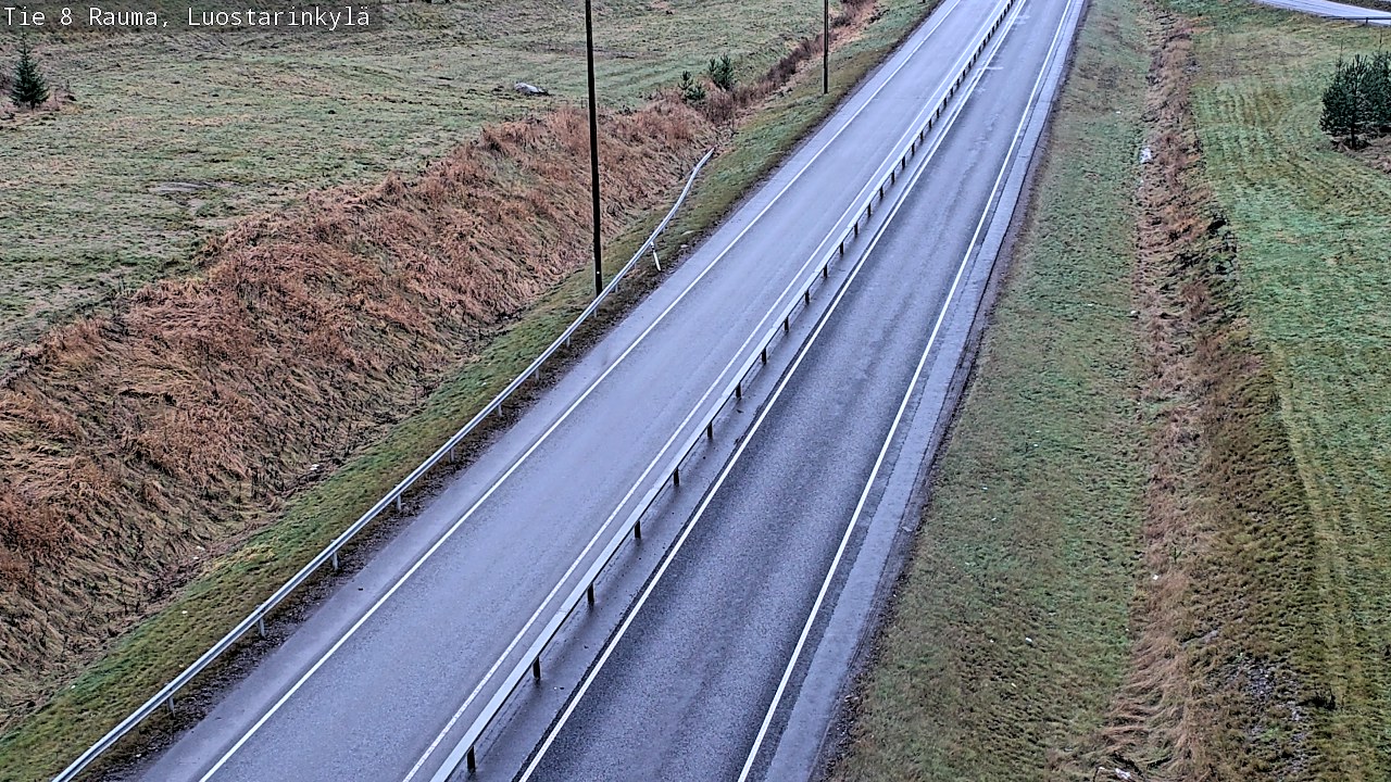 Weather Camera Image Väg 8 Raumo, Luostarinkylä, Rauma, Satakunta