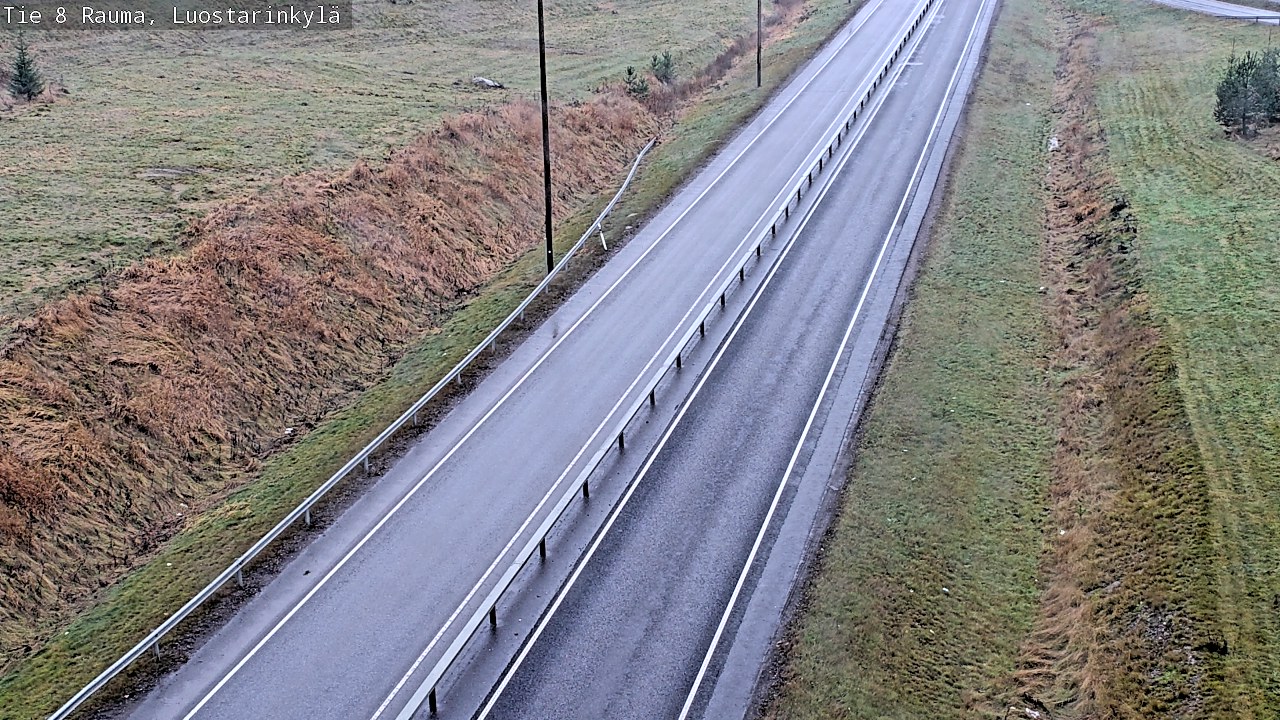 Weather Camera Image Väg 8 Raumo, Luostarinkylä, Rauma, Satakunta