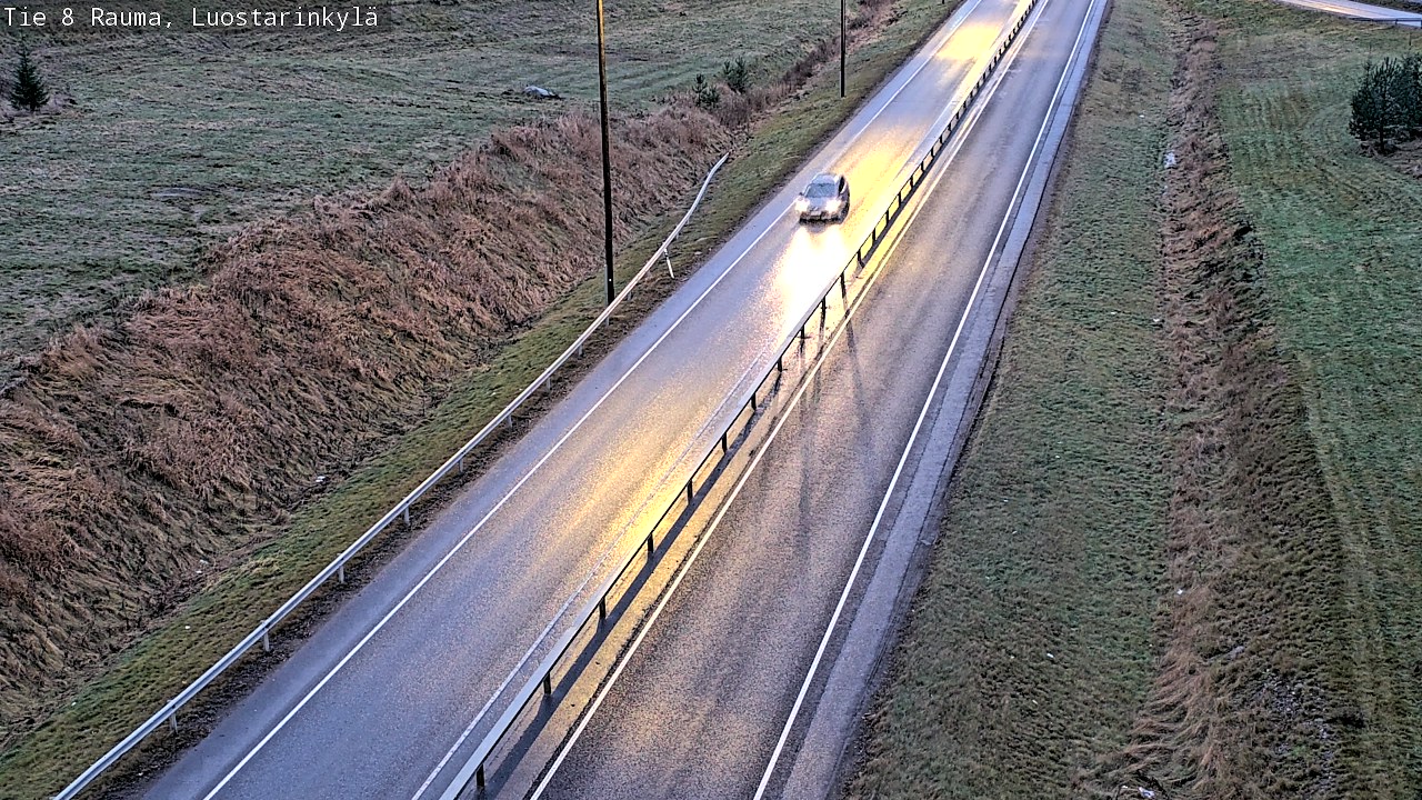 Weather Camera Image Väg 8 Raumo, Luostarinkylä, Rauma, Satakunta