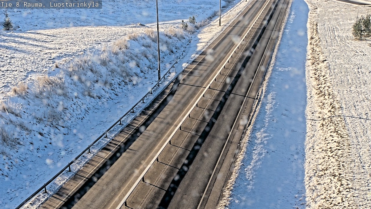 Weather Camera Image Road 8 Rauma, Luostarinkylä, Rauma, Satakunta