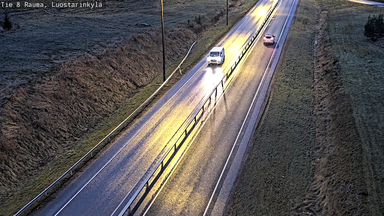Weather Camera Image Väg 8 Raumo, Luostarinkylä, Rauma, Satakunta