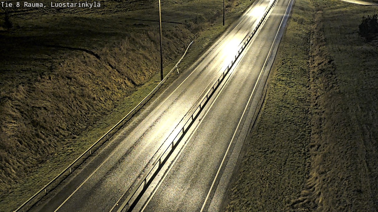 Weather Camera Image Väg 8 Raumo, Luostarinkylä, Rauma, Satakunta