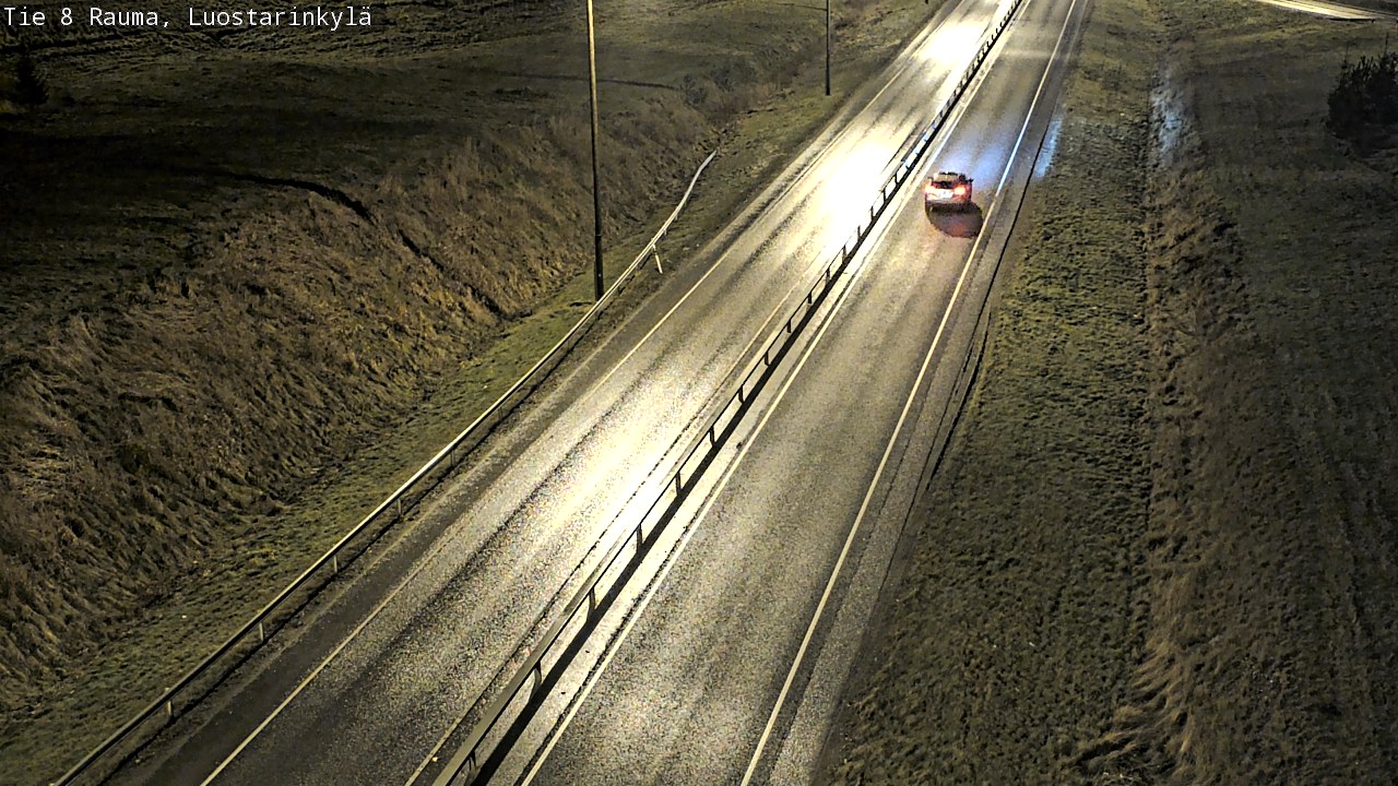 Weather Camera Image Väg 8 Raumo, Luostarinkylä, Rauma, Satakunta
