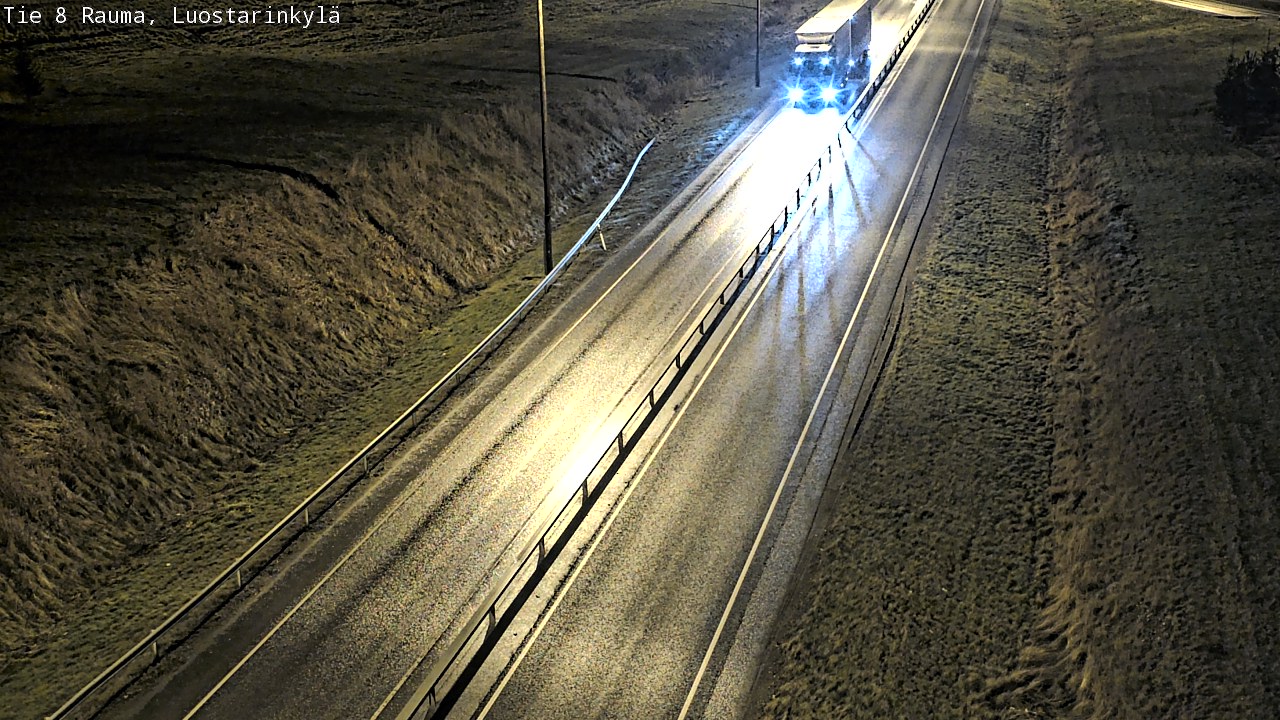 Weather Camera Image Väg 8 Raumo, Luostarinkylä, Rauma, Satakunta