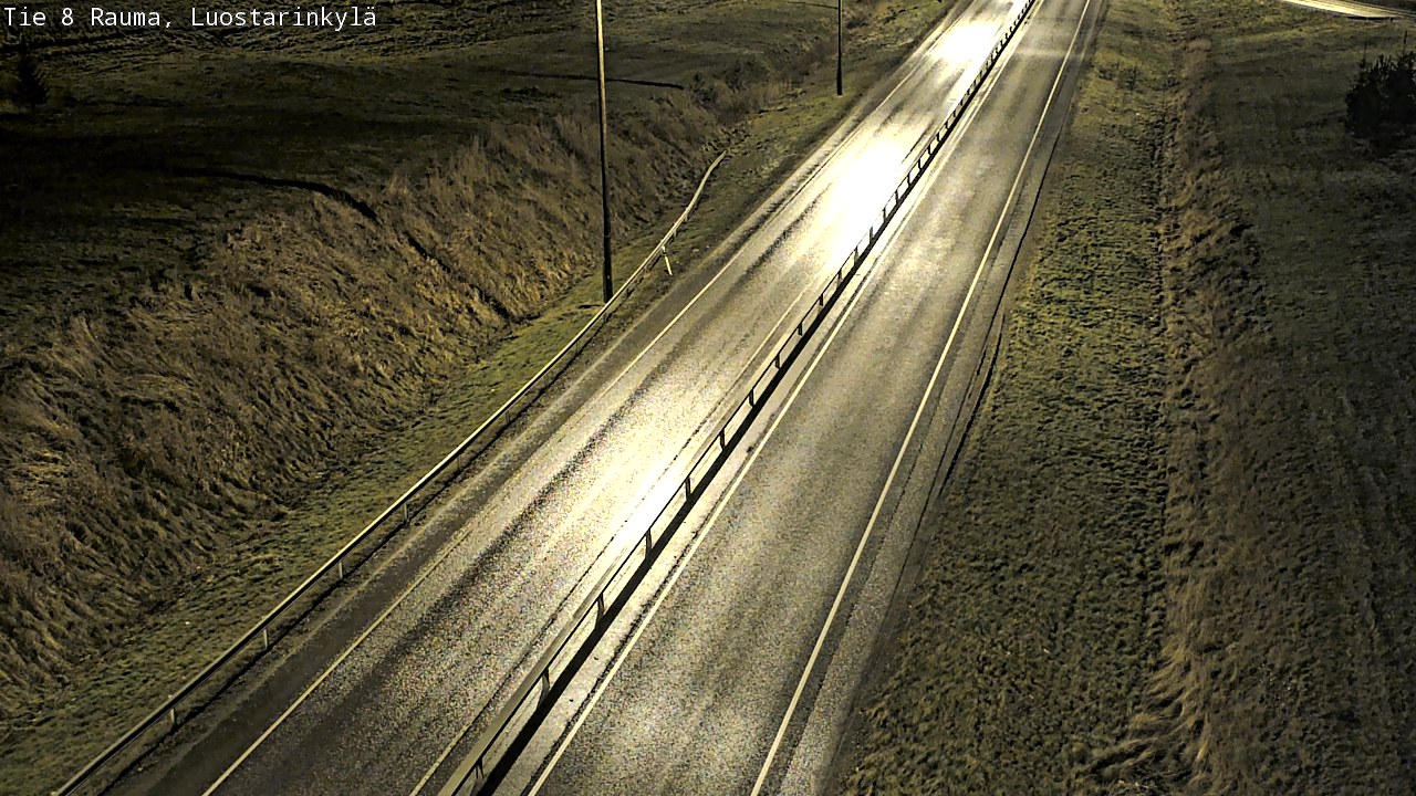 Weather Camera Image Väg 8 Raumo, Luostarinkylä, Rauma, Satakunta