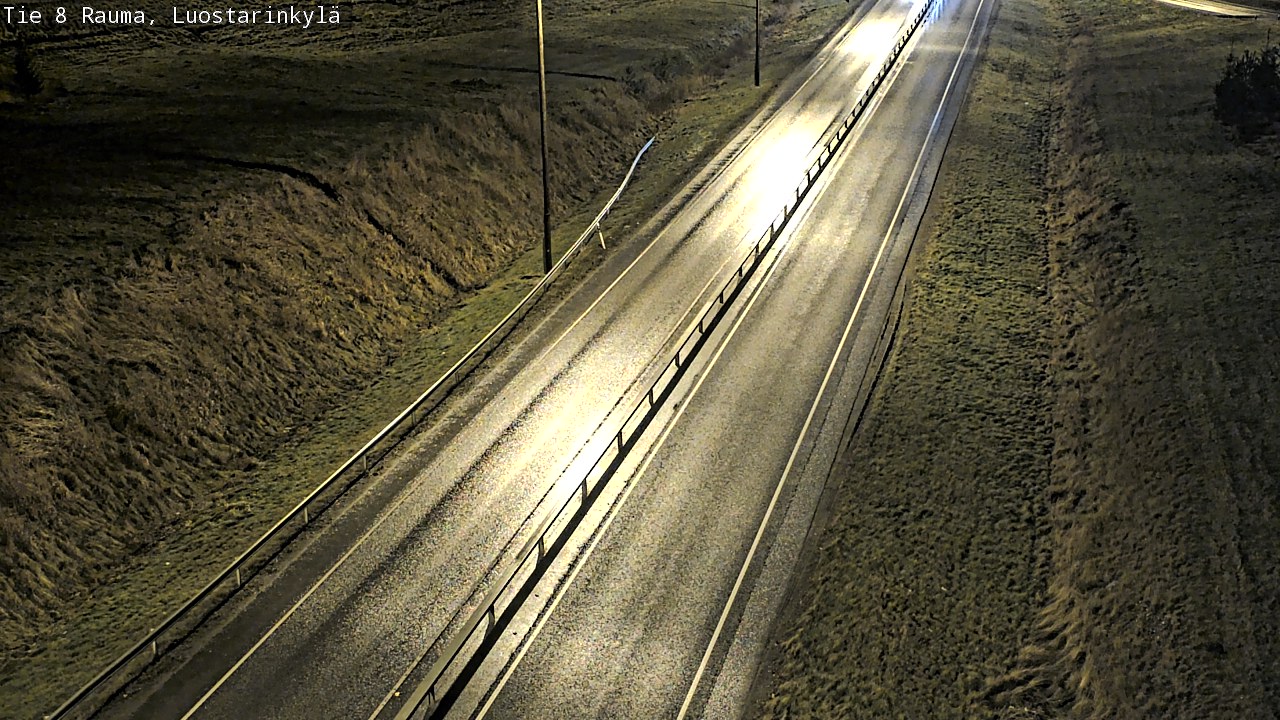 Weather Camera Image Väg 8 Raumo, Luostarinkylä, Rauma, Satakunta