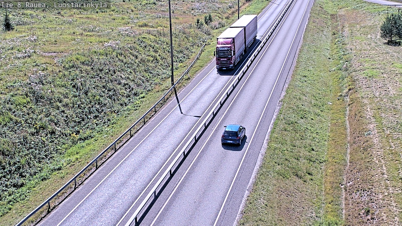 Kelikamerat Kuva Tie 8 Rauma, Luostarinkylä, Rauma, Satakunta
