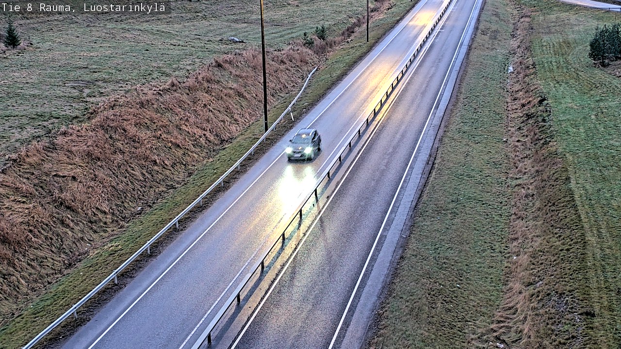 Weather Camera Image Väg 8 Raumo, Luostarinkylä, Rauma, Satakunta