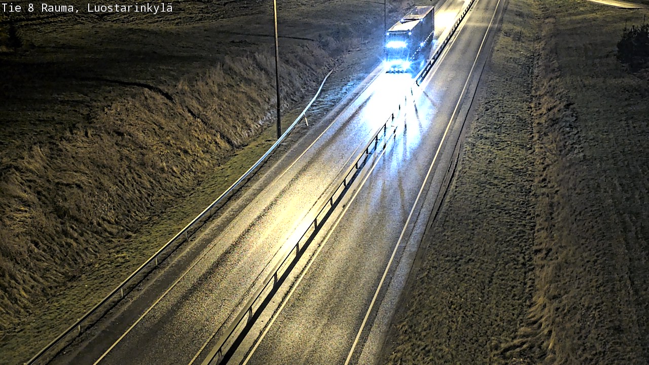 Weather Camera Image Väg 8 Raumo, Luostarinkylä, Rauma, Satakunta