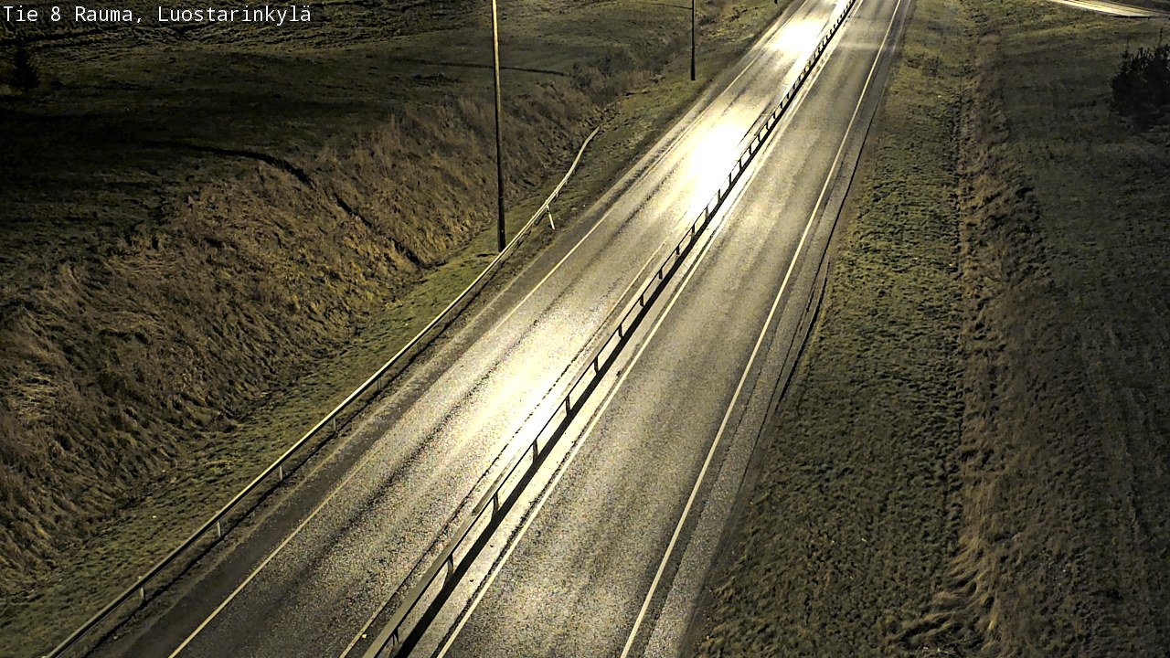 Weather Camera Image Väg 8 Raumo, Luostarinkylä, Rauma, Satakunta