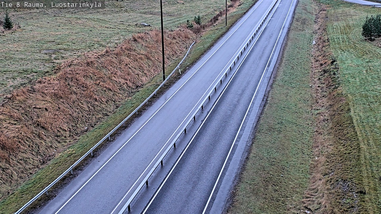 Weather Camera Image Väg 8 Raumo, Luostarinkylä, Rauma, Satakunta