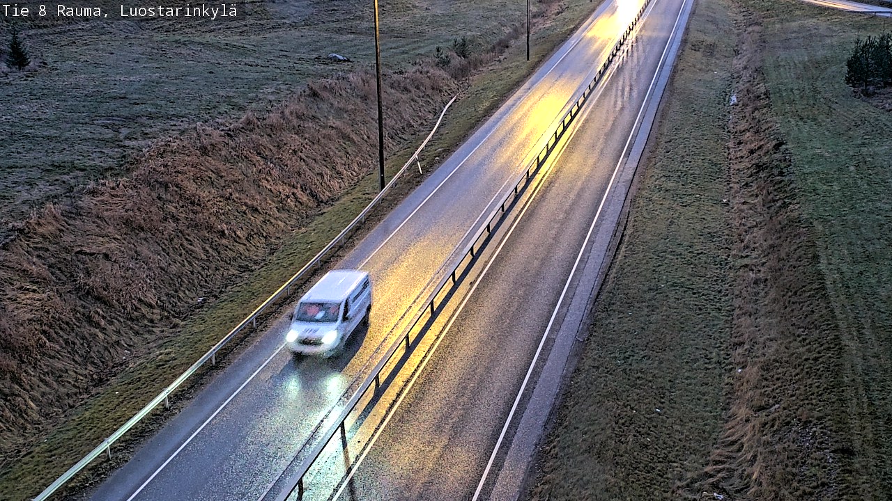 Weather Camera Image Väg 8 Raumo, Luostarinkylä, Rauma, Satakunta