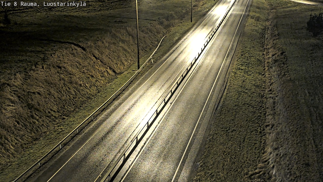 Weather Camera Image Väg 8 Raumo, Luostarinkylä, Rauma, Satakunta