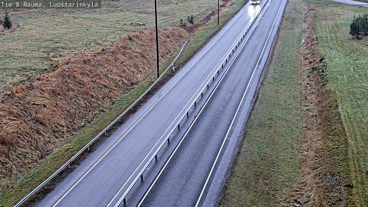 Weather Camera Image Väg 8 Raumo, Luostarinkylä, Rauma, Satakunta
