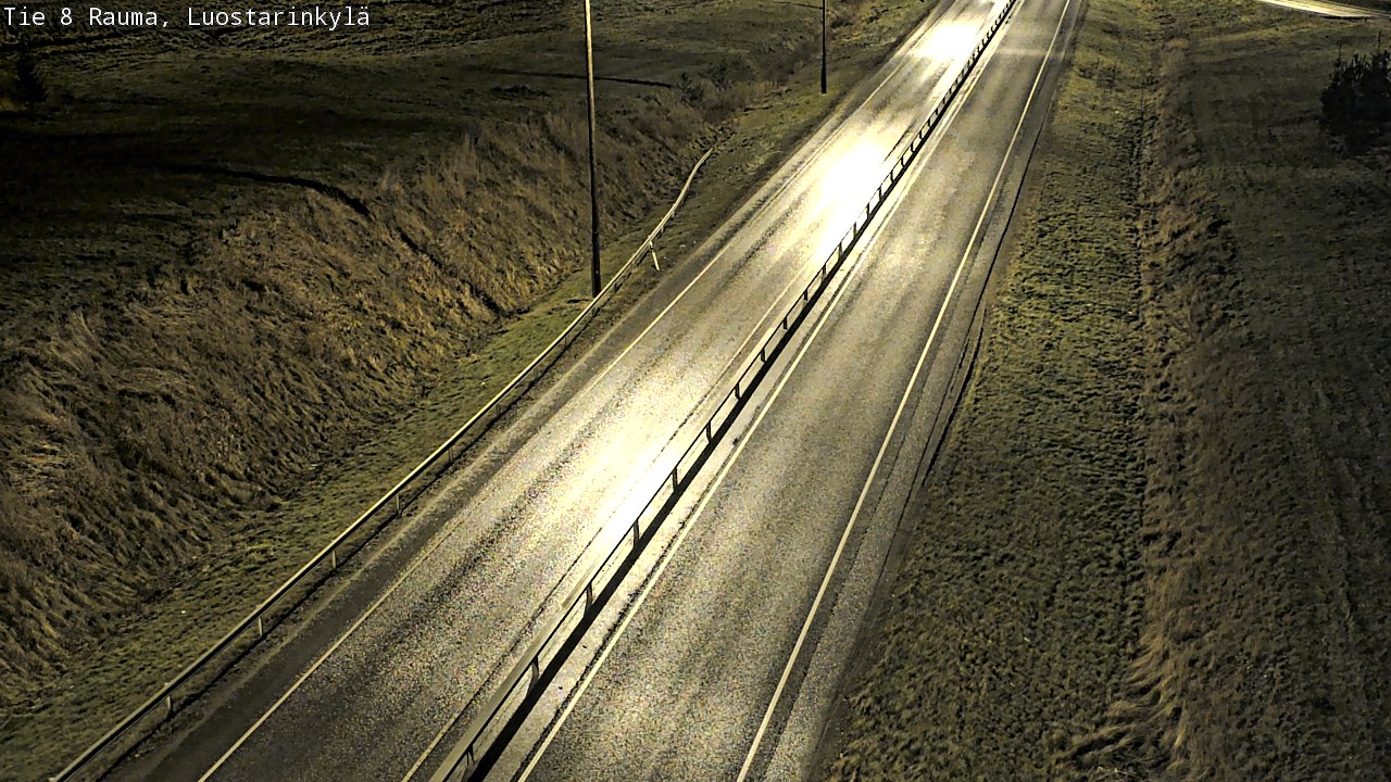 Weather Camera Image Väg 8 Raumo, Luostarinkylä, Rauma, Satakunta