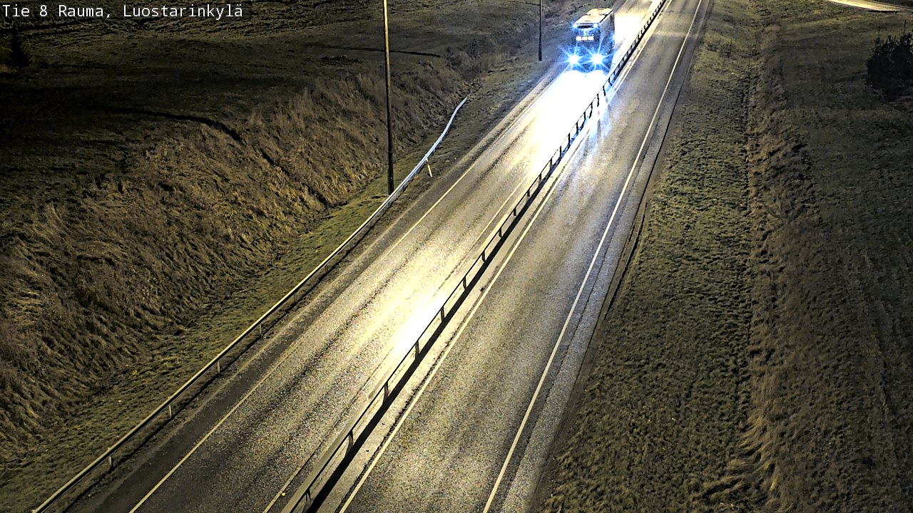 Weather Camera Image Väg 8 Raumo, Luostarinkylä, Rauma, Satakunta