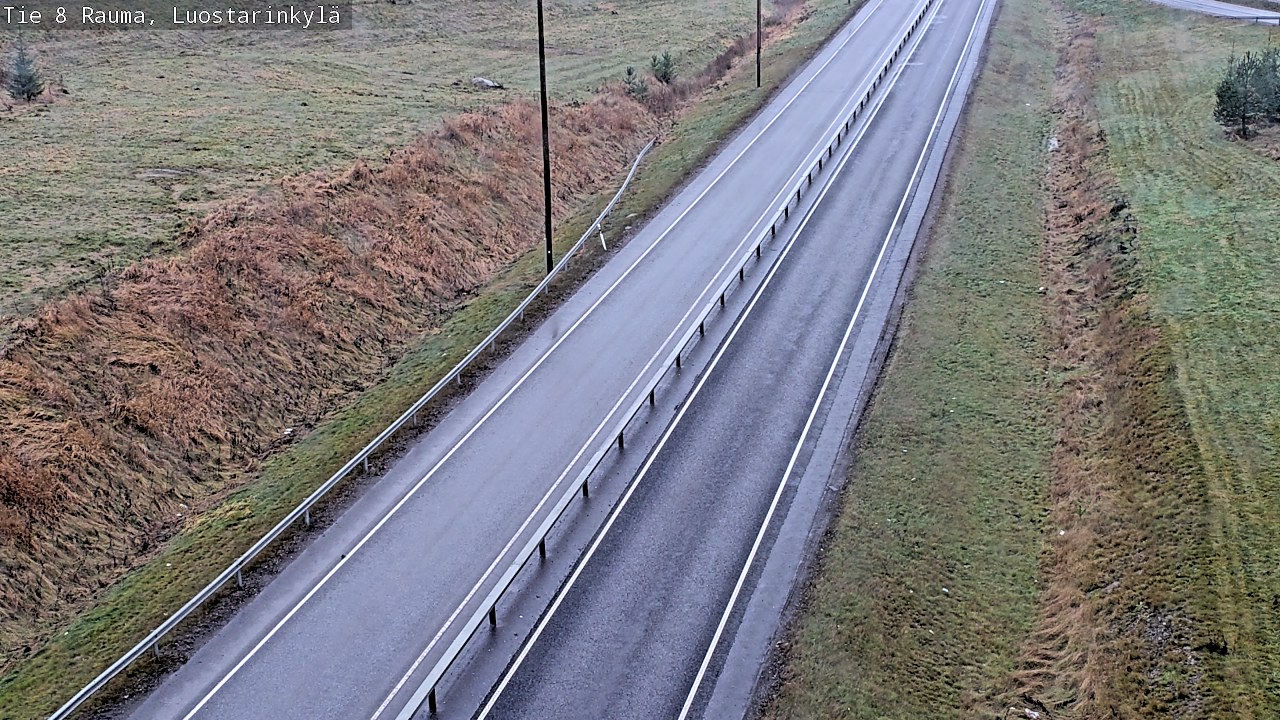 Weather Camera Image Väg 8 Raumo, Luostarinkylä, Rauma, Satakunta