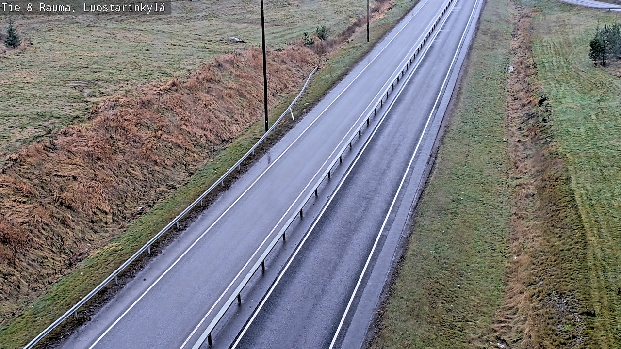 Weather Camera Image Väg 8 Raumo, Luostarinkylä, Rauma, Satakunta