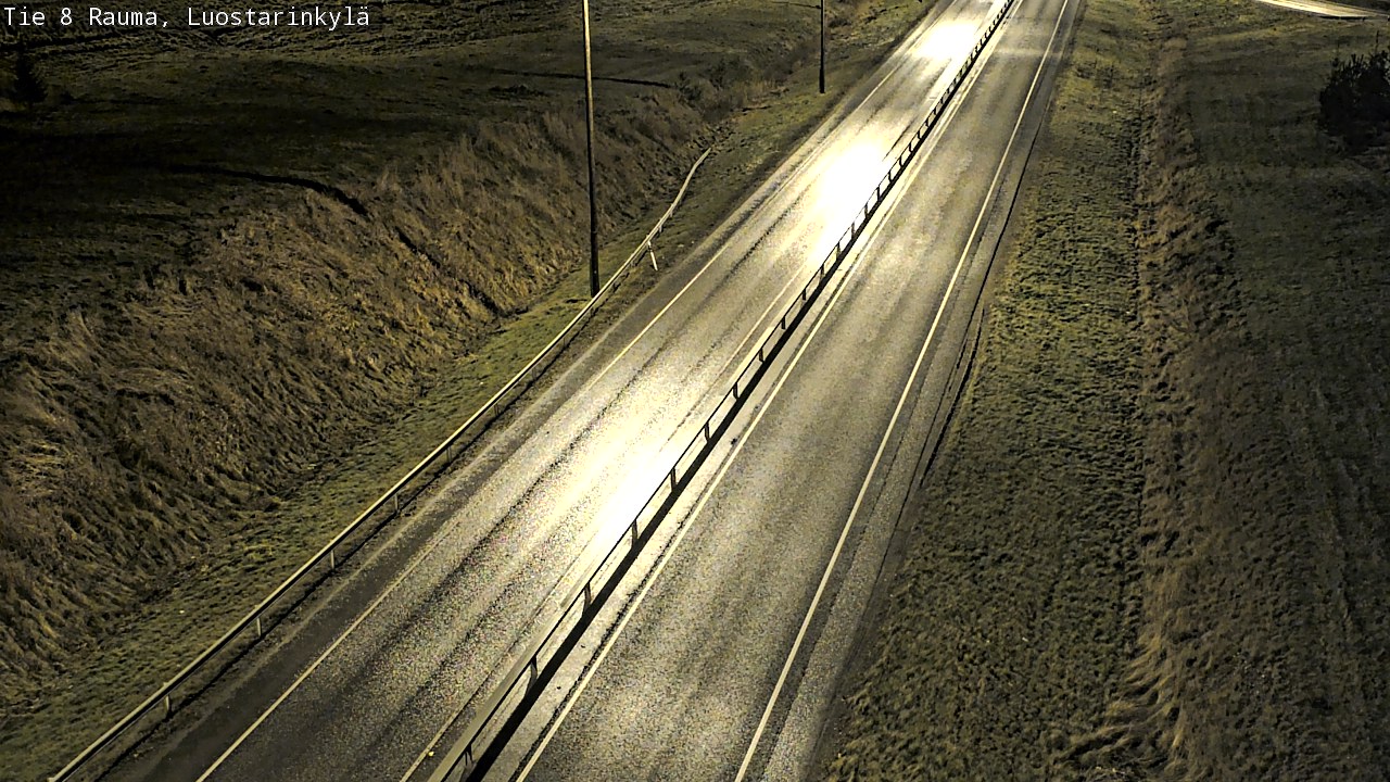 Weather Camera Image Väg 8 Raumo, Luostarinkylä, Rauma, Satakunta