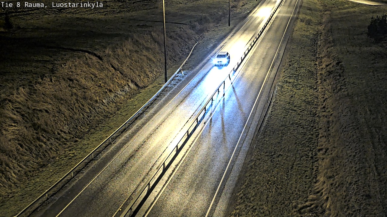 Weather Camera Image Väg 8 Raumo, Luostarinkylä, Rauma, Satakunta