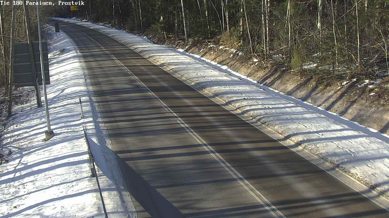 Weather Camera Image Väg 180 Prostvik, Parainen, Varsinais-Suomi