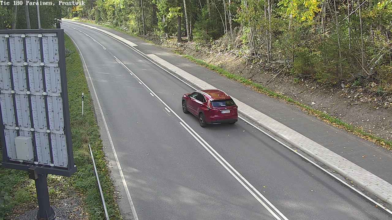 Weather Camera Image Väg 180 Prostvik, Parainen, Varsinais-Suomi