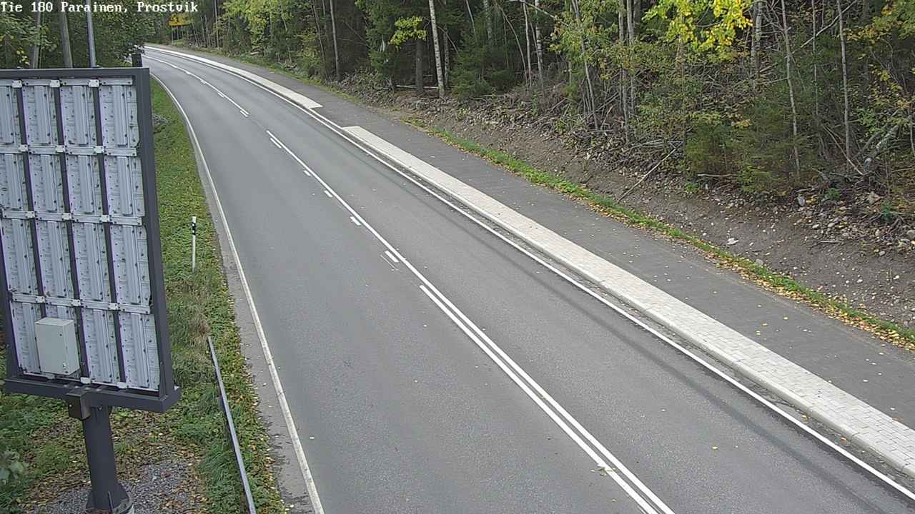 Weather Camera Image Väg 180 Prostvik, Parainen, Varsinais-Suomi