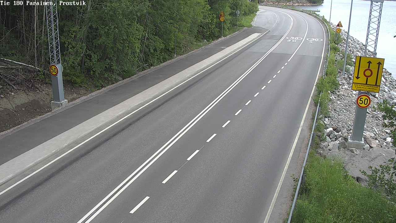 Weather Camera Image Road 180 Prostvik, Parainen, Varsinais-Suomi