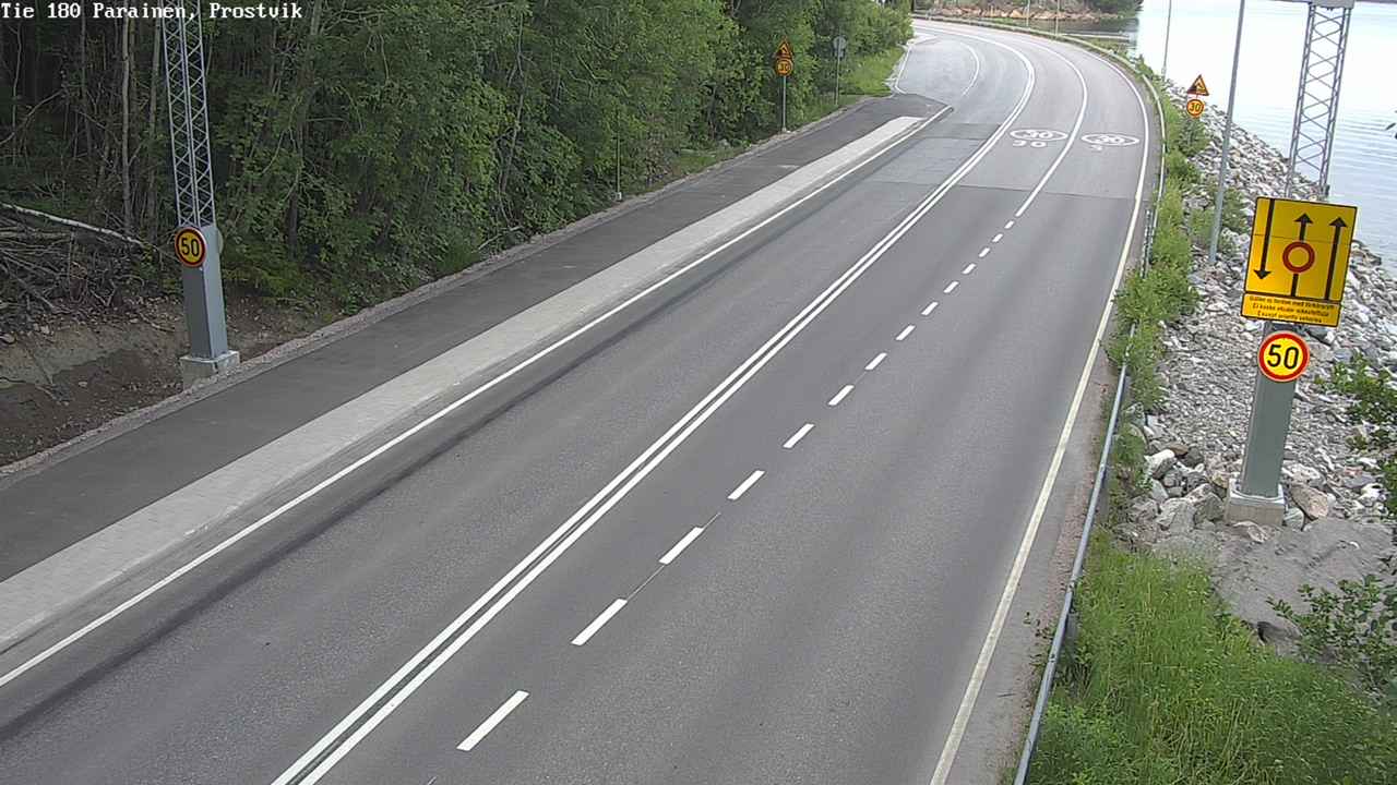 Weather Camera Image Road 180 Prostvik, Parainen, Varsinais-Suomi