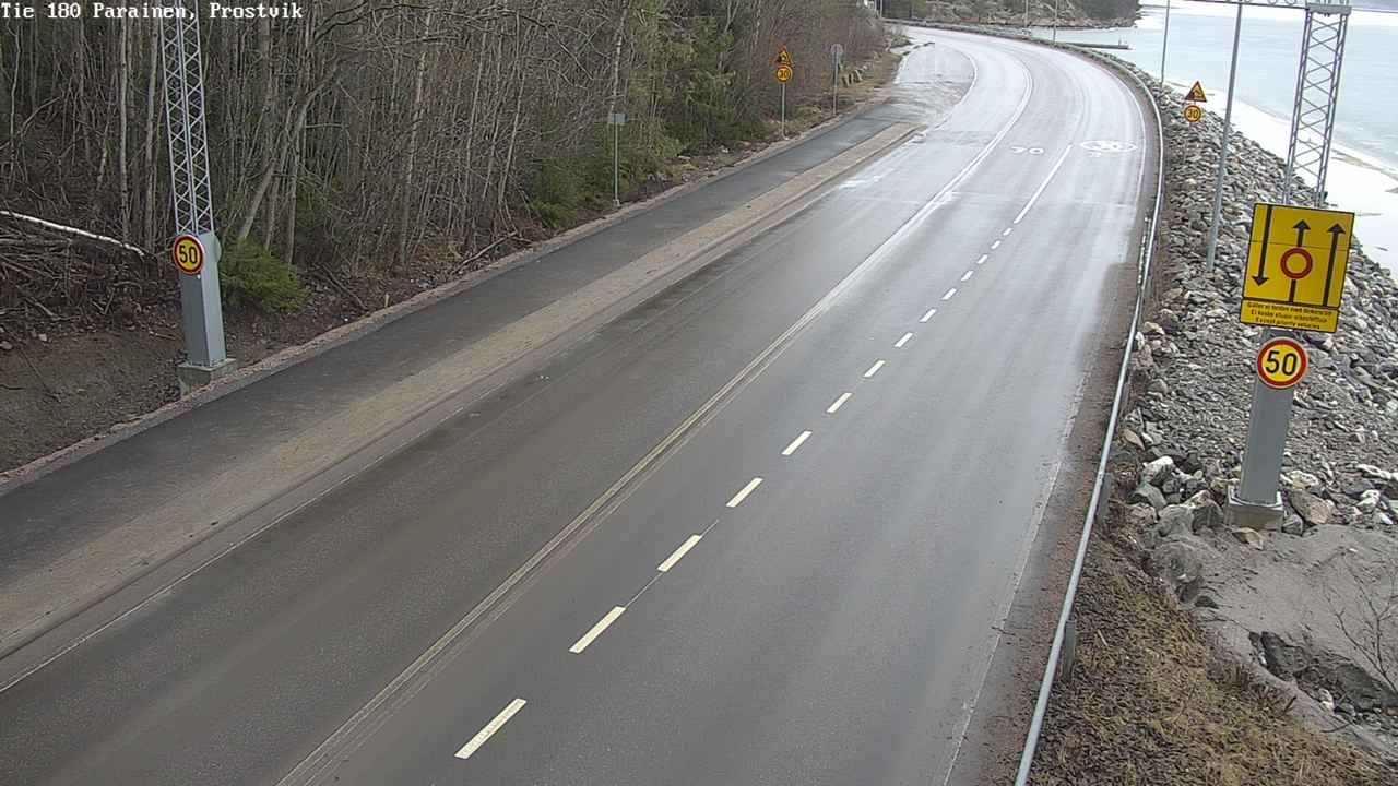 Weather Camera Image Väg 180 Prostvik, Parainen, Varsinais-Suomi