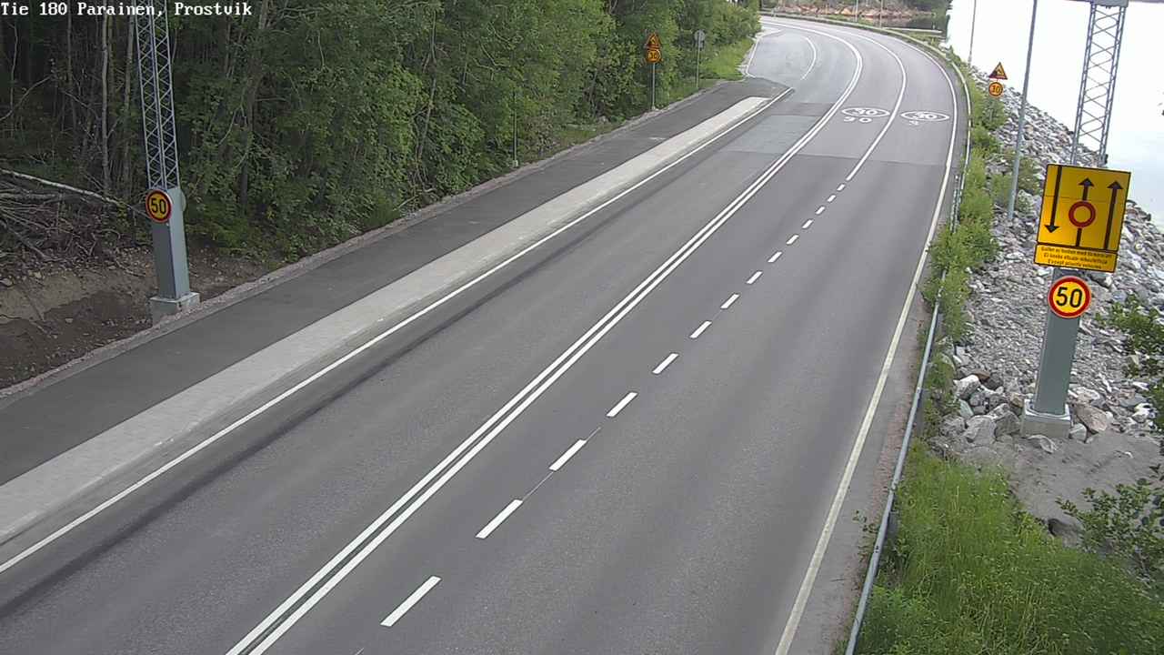 Weather Camera Image Road 180 Prostvik, Parainen, Varsinais-Suomi