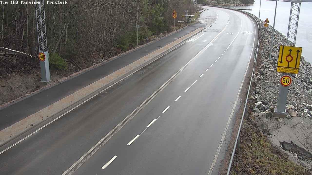 Weather Camera Image Road 180 Prostvik, Parainen, Varsinais-Suomi
