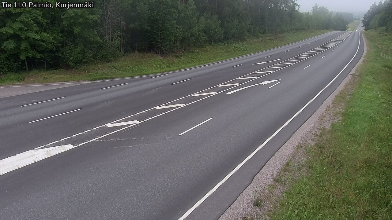 Weather Camera Image Road 110 Paimio, Kurjenmäki, Paimio, Varsinais-Suomi
