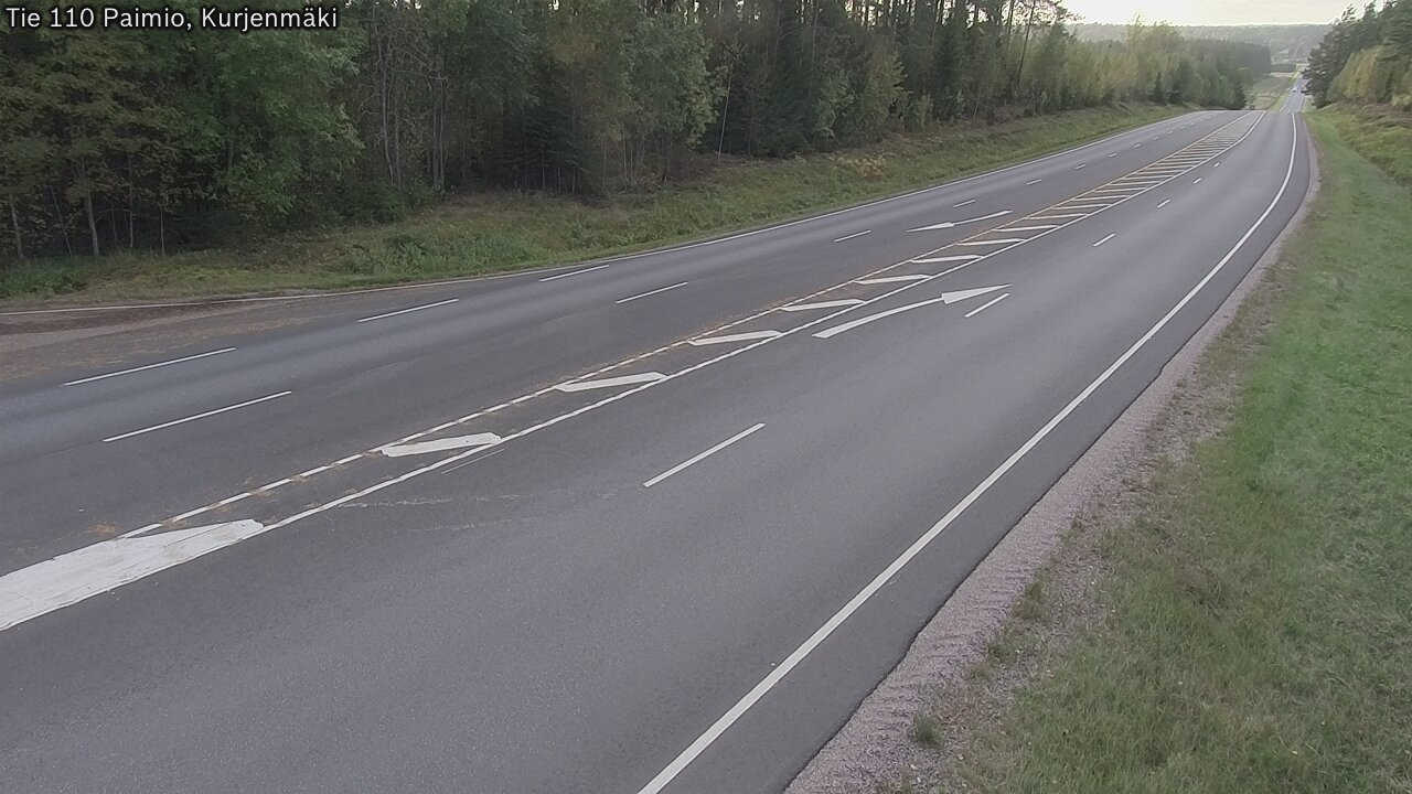 Weather Camera Image Väg 110 Paimio, Kurjenmäki, Paimio, Varsinais-Suomi