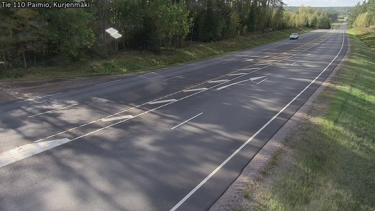 Weather Camera Image Väg 110 Paimio, Kurjenmäki, Paimio, Varsinais-Suomi
