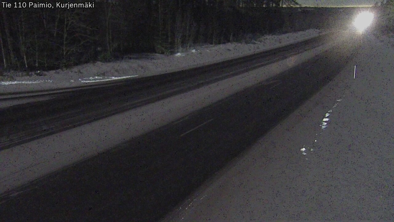 Weather Camera Image Väg 110 Paimio, Kurjenmäki, Paimio, Varsinais-Suomi