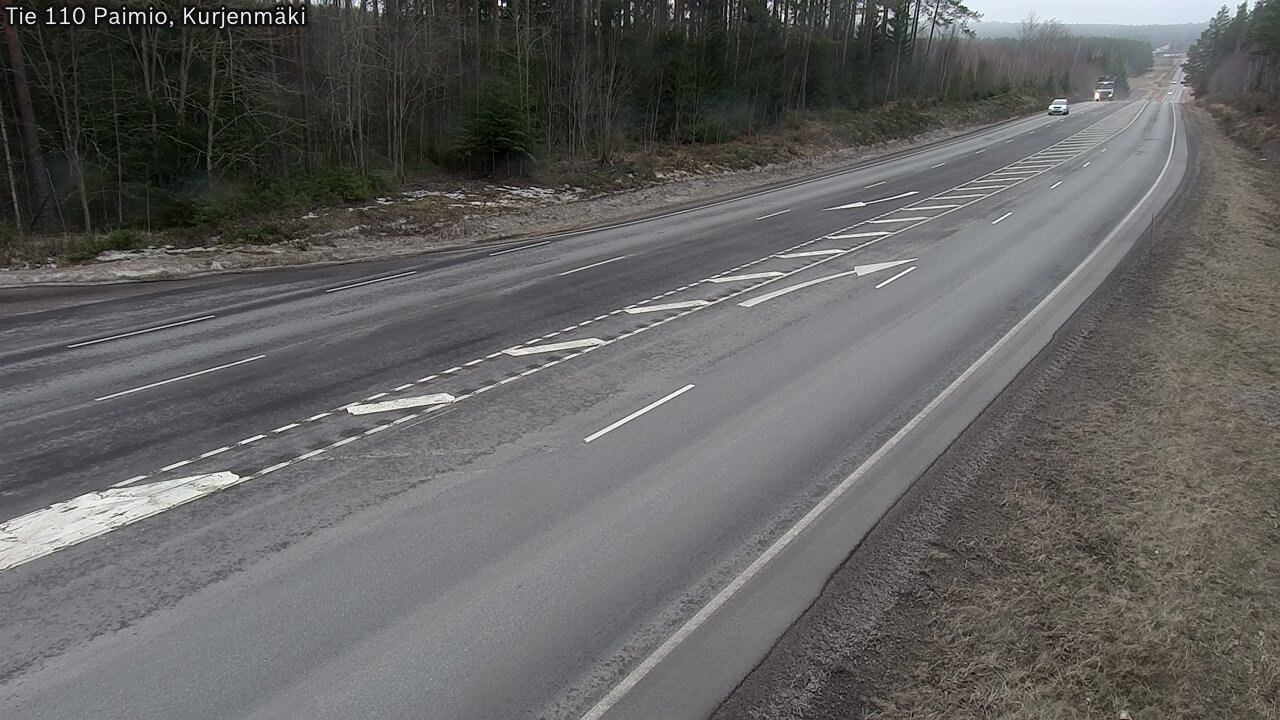Weather Camera Image Road 110 Paimio, Kurjenmäki, Paimio, Varsinais-Suomi