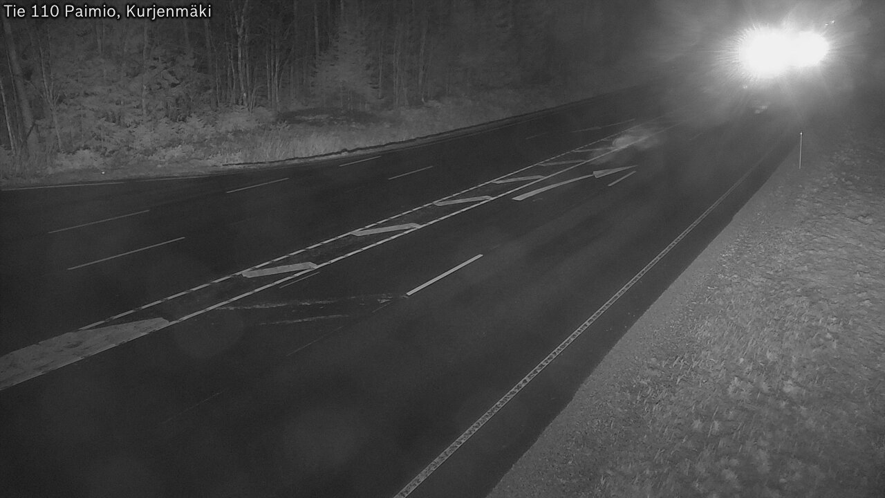Weather Camera Image Väg 110 Paimio, Kurjenmäki, Paimio, Varsinais-Suomi